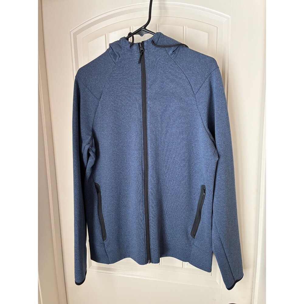 Old Navy Active Dynamic Fleece Pullover Hoodie Blue Heather Sweatshirt Unisex S